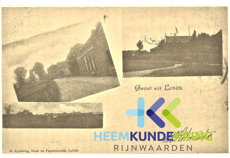 Het huis met de bliksemafleider is het pand van Salomon Northeimer aan het Schipperspad te Tolkamer Coll. HKR